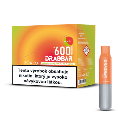 DRAGBAR 600S O.M.G. - Orange Mango Guava 10PACK